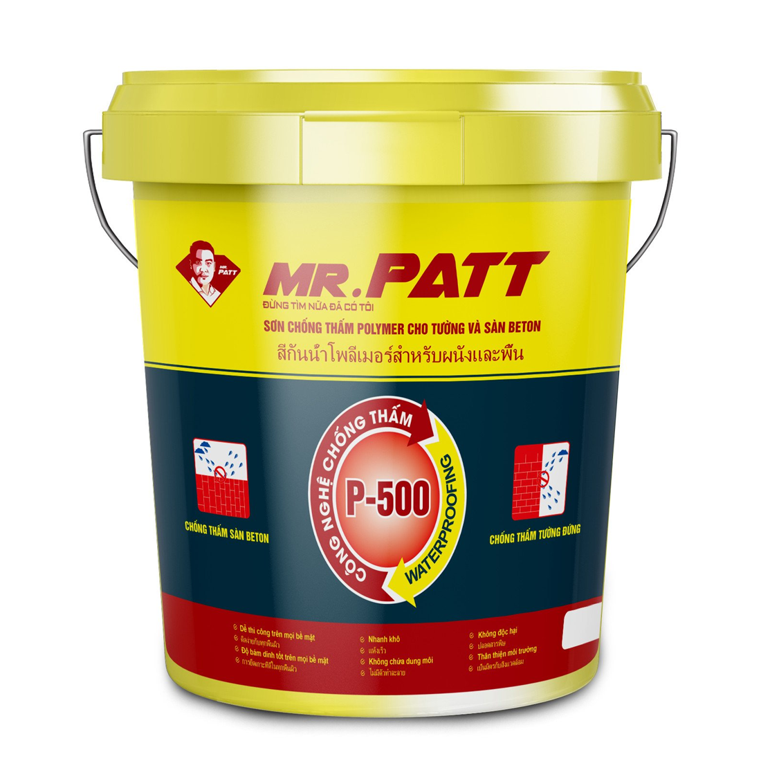 Sơn chống thấm Polymer cho tường và sàn Beton P-500